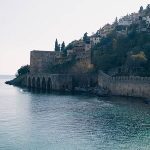 Alanya Castle on the seashore Turkey