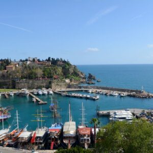 Antalya marina Mediterranean coast