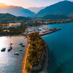 Kemer marina Taurus Mountains Antalya